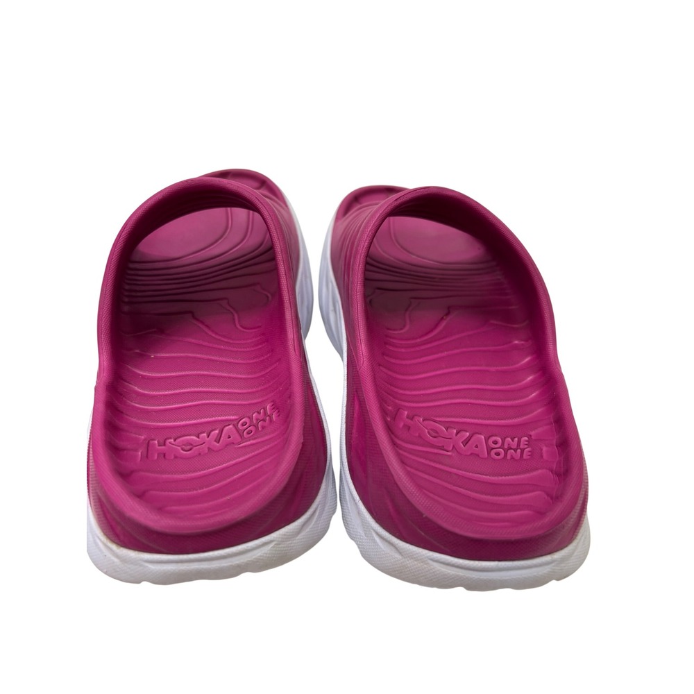 Hoka One One Ora Recovery Slide 2 Pink Magenta Women's Size 7 Sandals - Picture 3 of 5